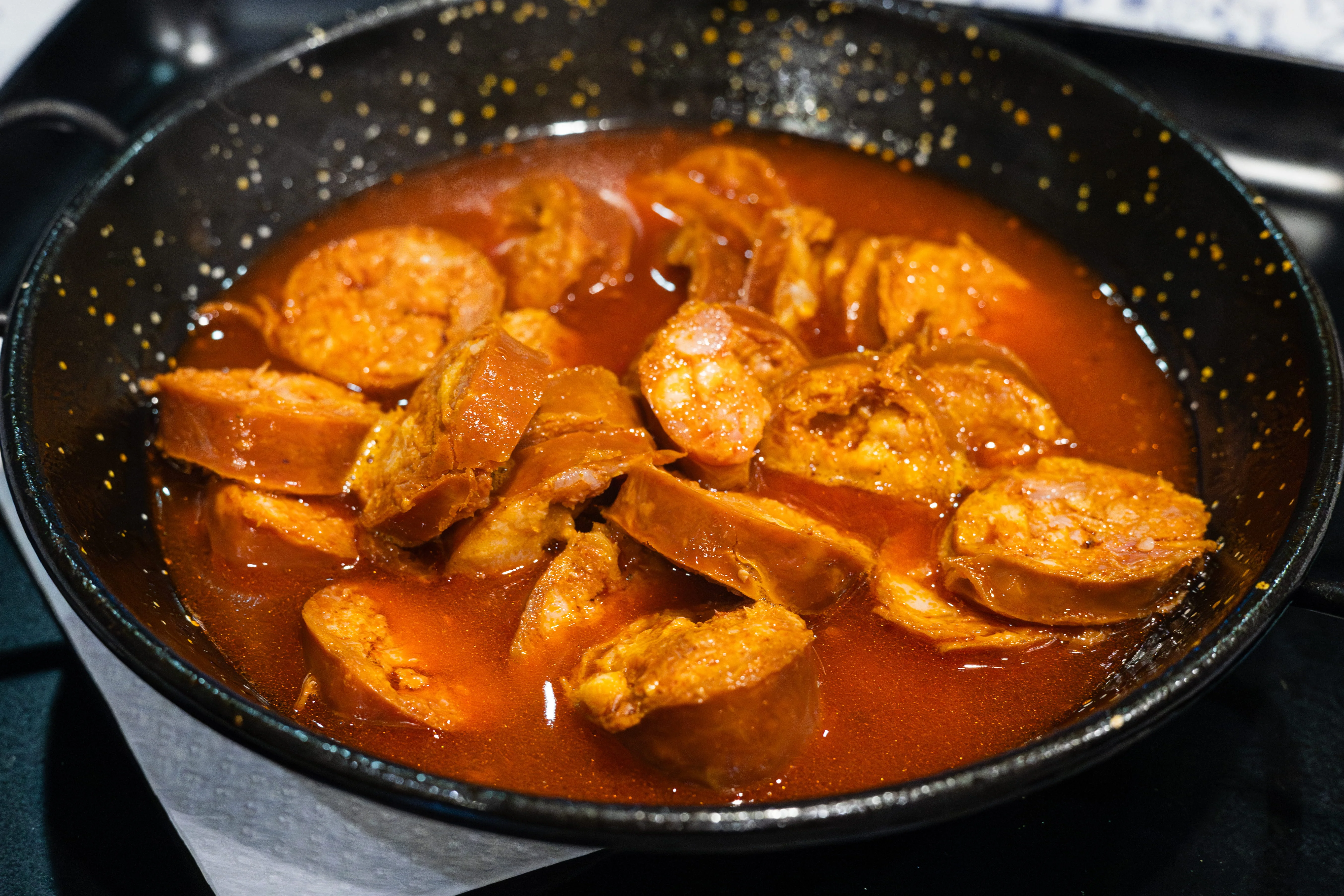 Chorizo a la sidra